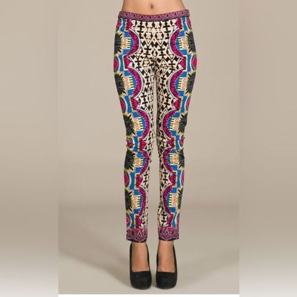 Flying Tomato Skinny Pants Geometric S - Picture 1 of 6